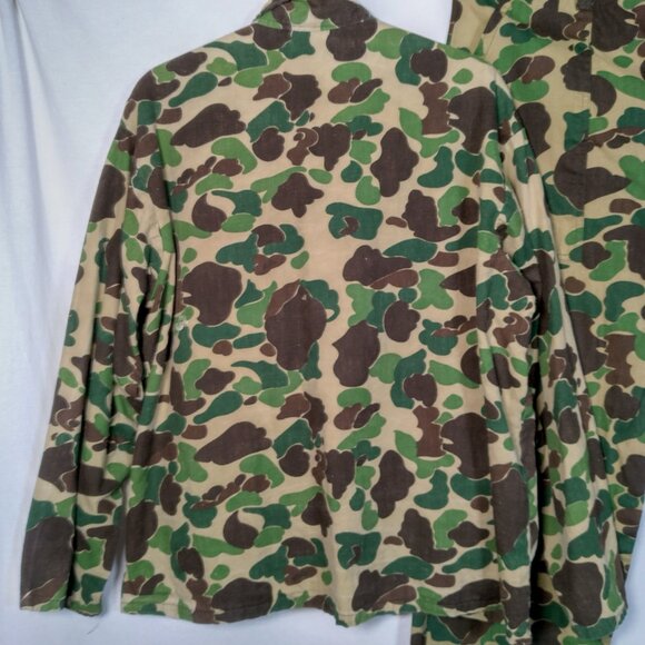 Vintage Ranger Hunting Outfit Duck Camo Pants And Shirt Men L Camouflage Hunt - Picture 4 of 16